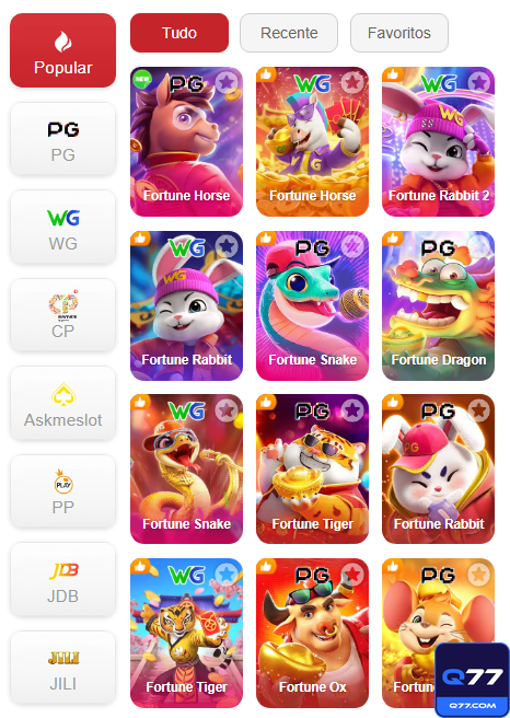 Experiência de Jogos q77.com